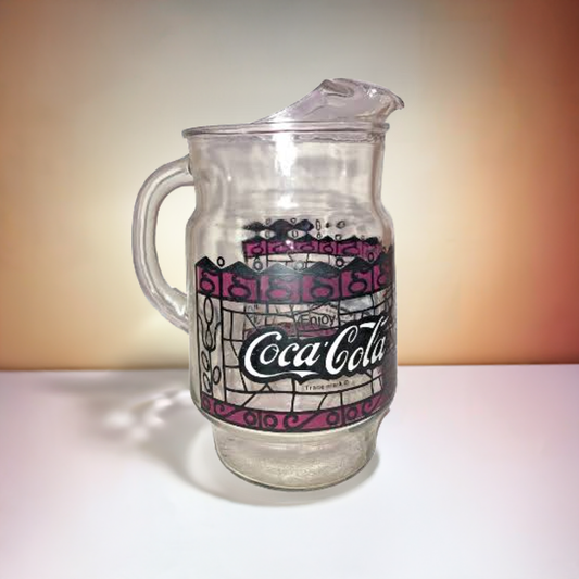 vintage coca-cola soda pop pitcher retro