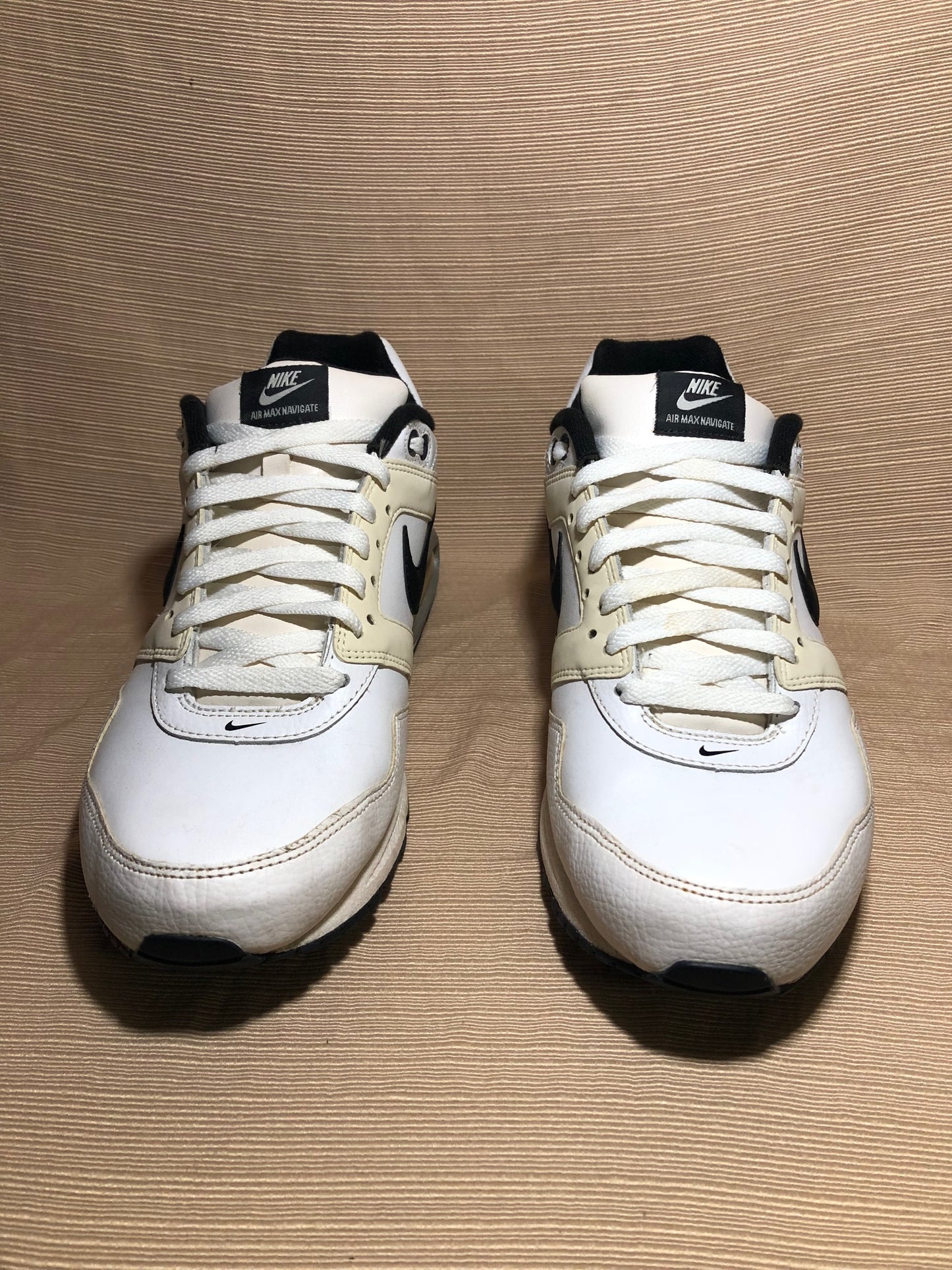 Pre-Owned Nike Air Max Navigate Sneakers - Black/White - Men's - Comfortable & Stylish - Classic Air Max Cushioning