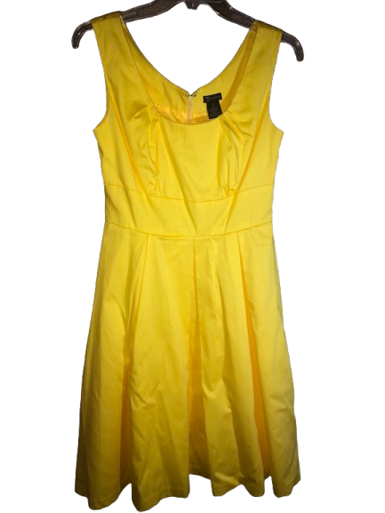 Vintage New Directions Yellow Dress, Size 4, Excellent Condition