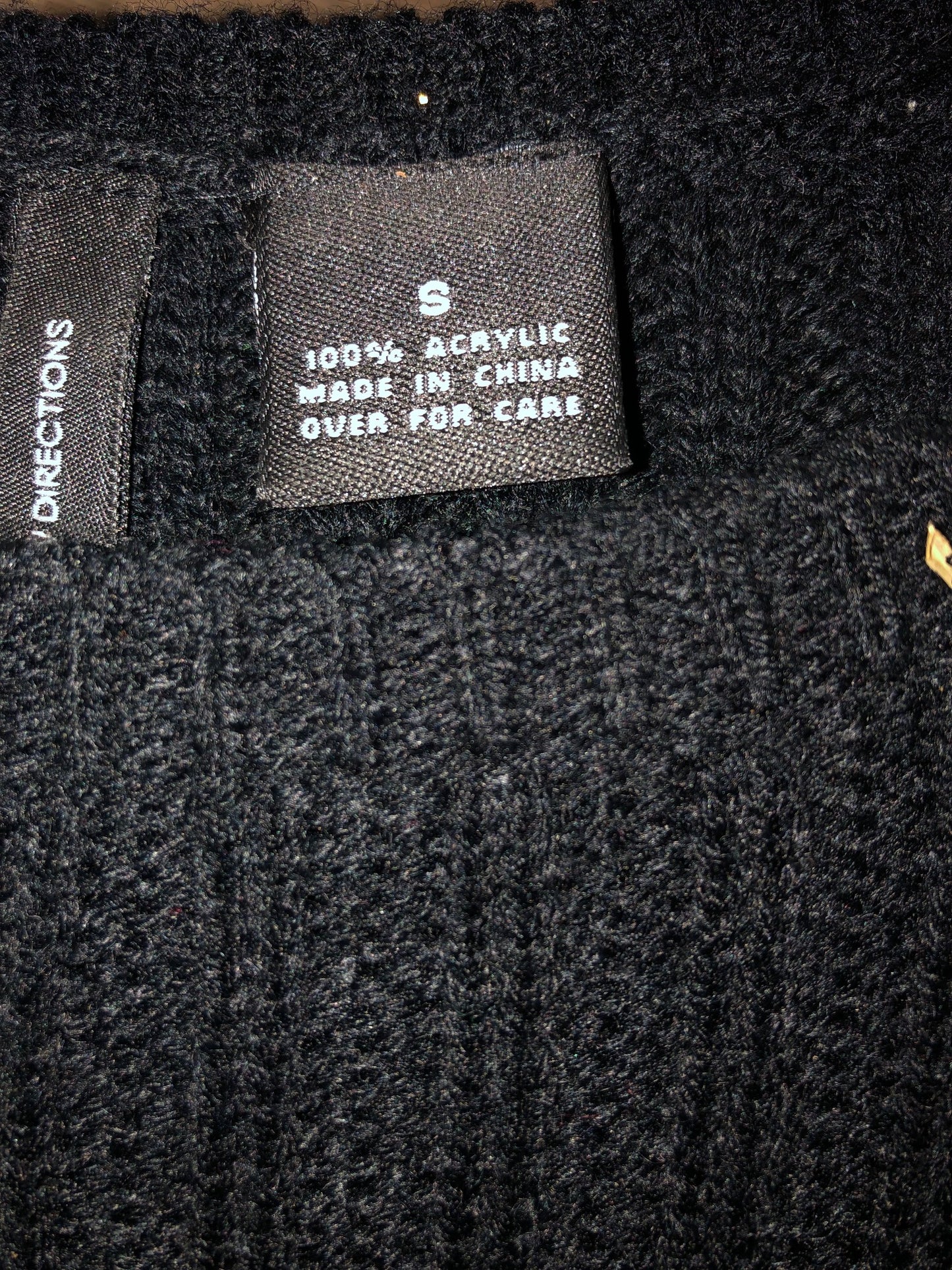 New Directions Vintage Woven Knit Dress, Size Small - Elegant Black
