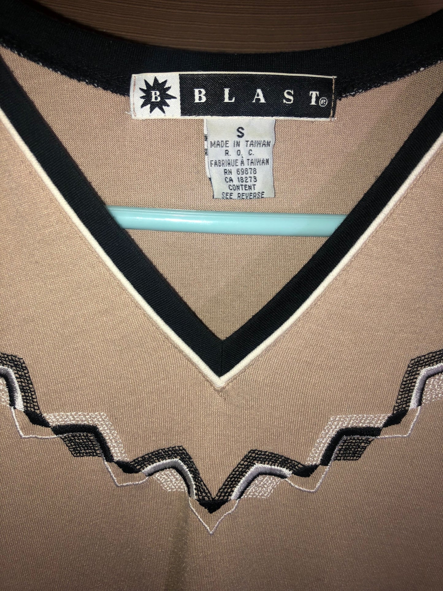 Vintage Blast Dress Small S Tan Midi Retro Modest