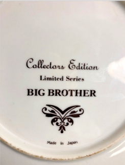 Vintage Norman Rockwell "Big Brother" Collector Plate - Limited Series