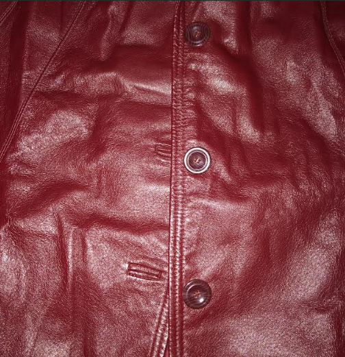 Vintage East 5th Leather Jacket: Burgundy XL (90s)