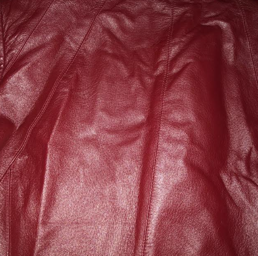 Vintage East 5th Leather Jacket: Burgundy XL (90s)