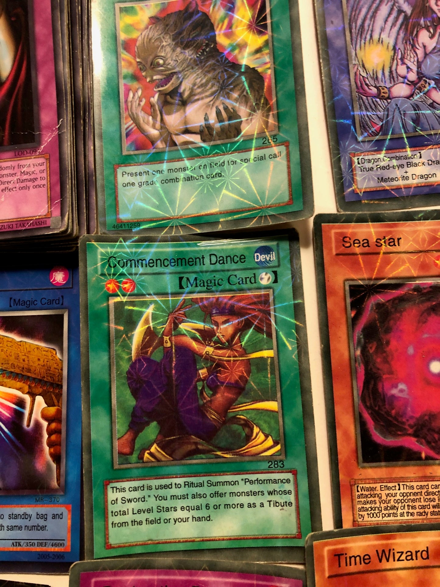 Huge Yu-Gi-Oh! Card Lot (Over 290 Cards) - Rare, Holo, and More! Plus Free Gift