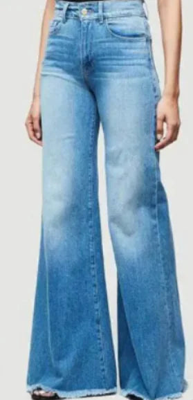 Plus Size Bell Bottom Jeans Retro Style