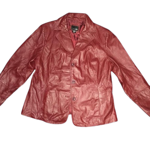 east 5th leather jacket maroon xl vintage