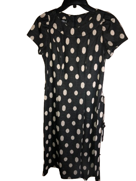 vintage agb polka dot dress